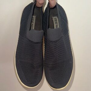 Steve Madden Navy Slip-On Knit Sneakers